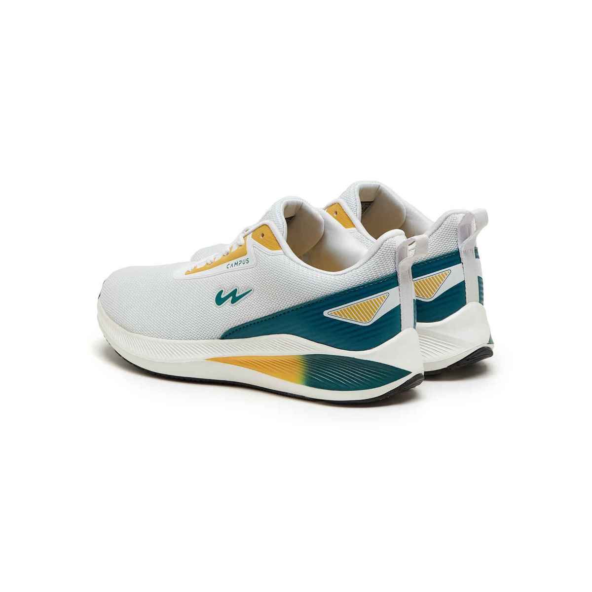 Campus Men's Camp Kripto Running Shoes | White | UK6