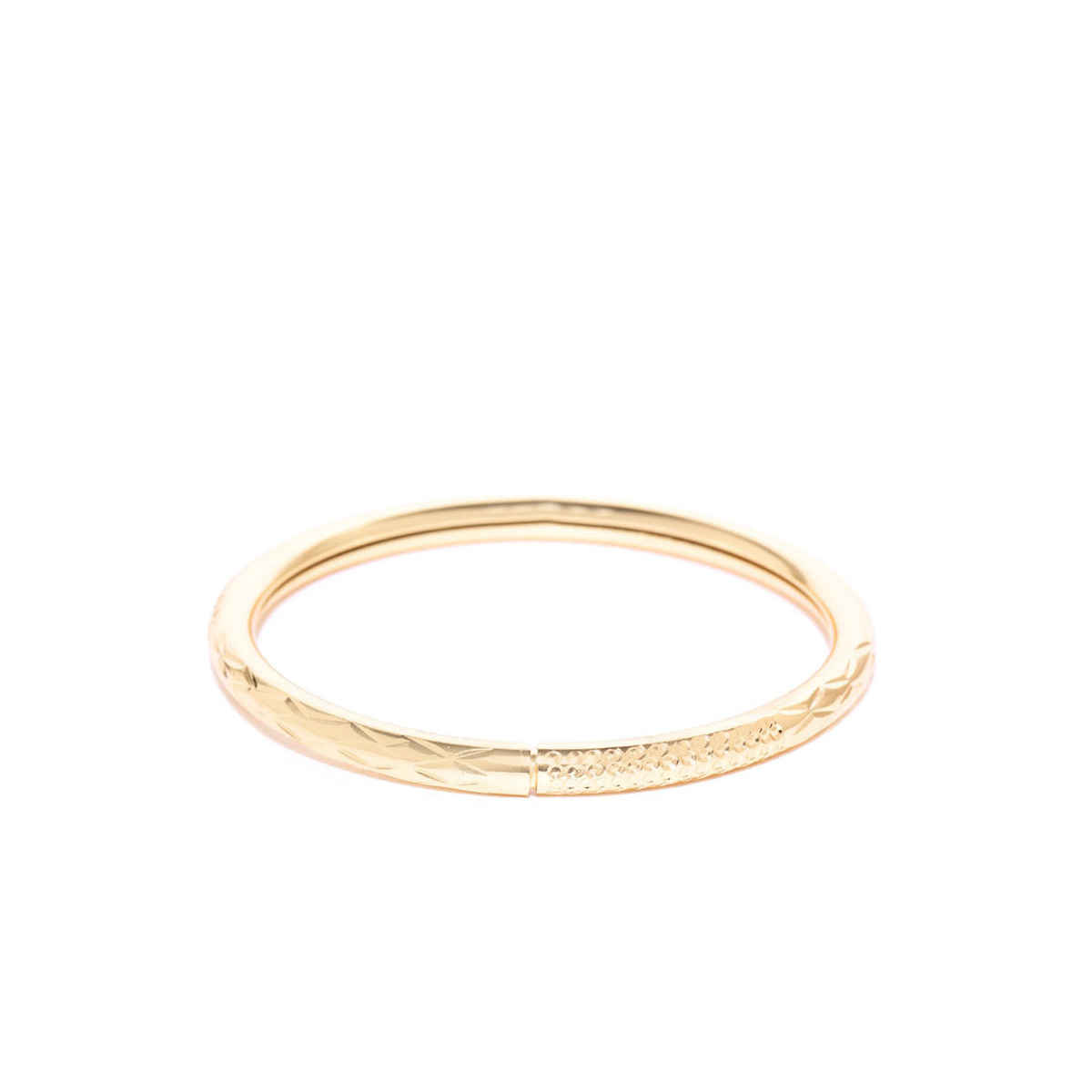Priyaasi Gold-Plated Circular Shape Openable Kada Bracelet