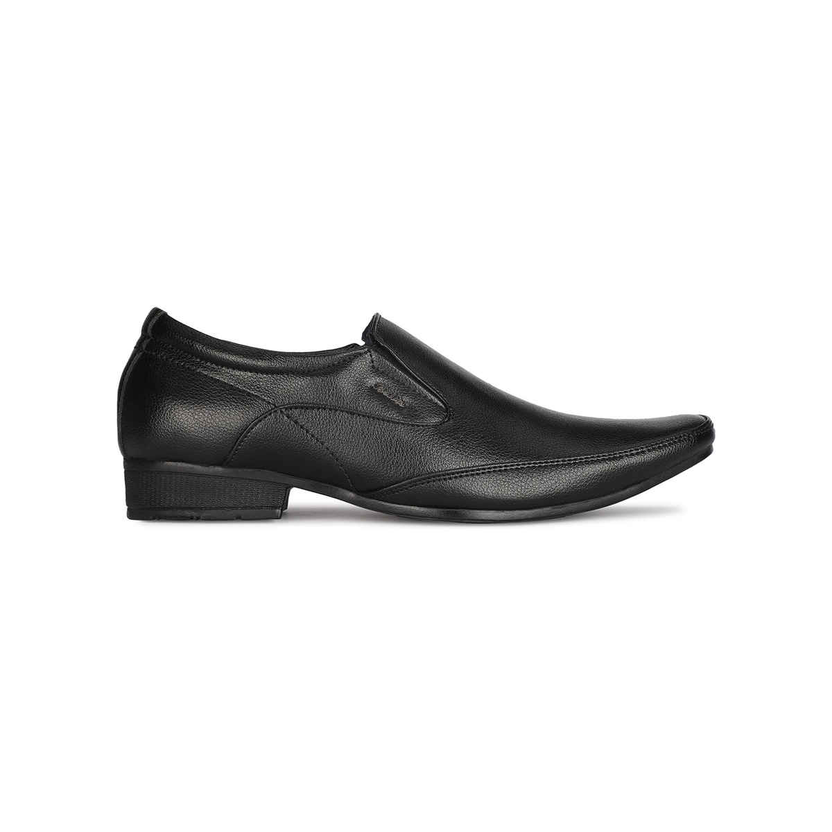 Bata Glossy Black Slip On Formal Shoes For Men | 8 UK