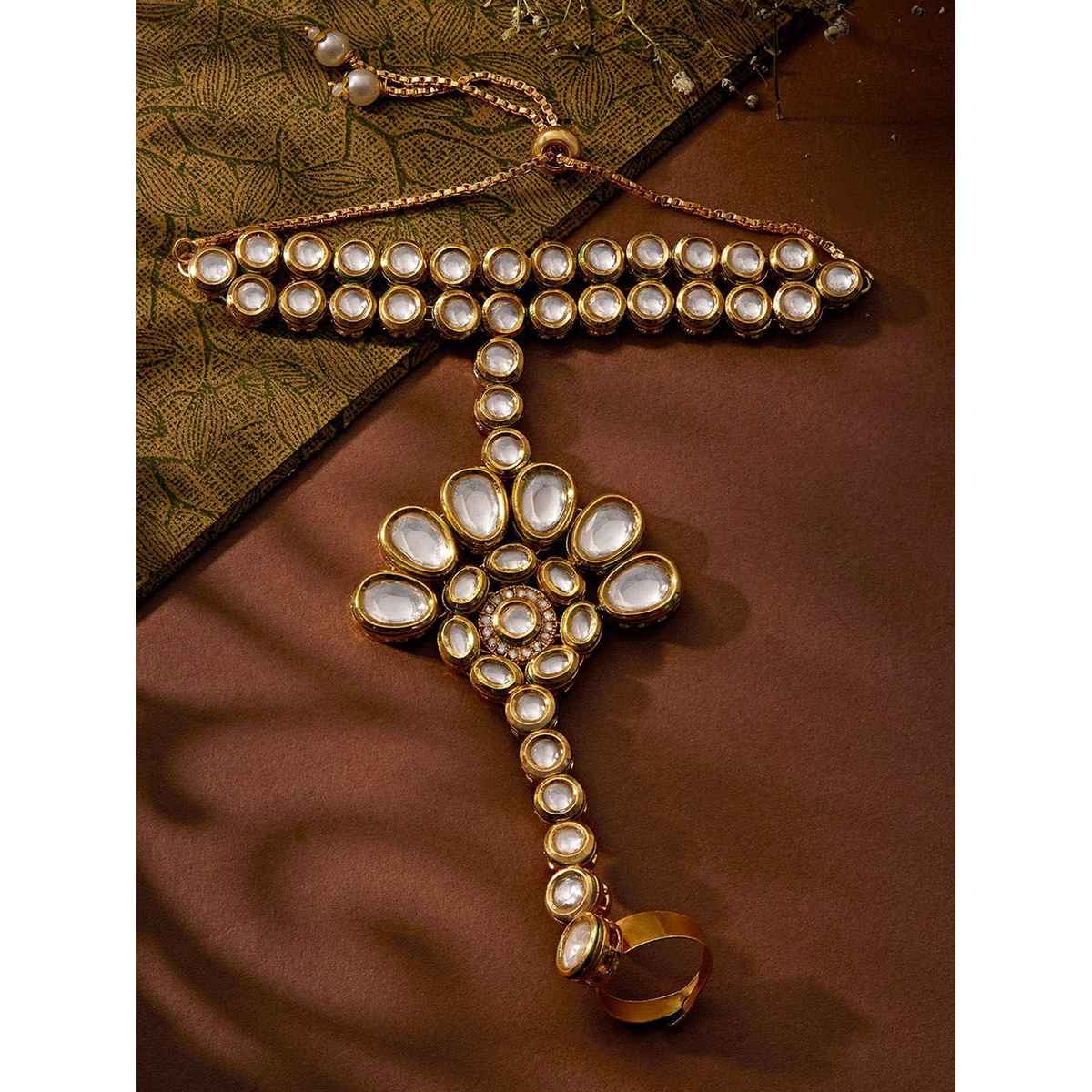 Priyaasi gold plated jewellery set