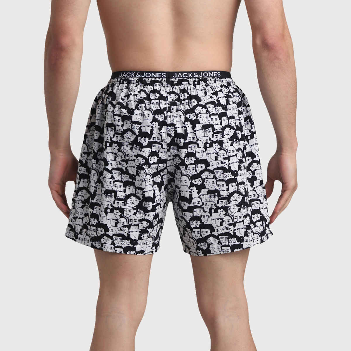 JACK & JONES Men's Hairstyle Boxer | Jet Black - L