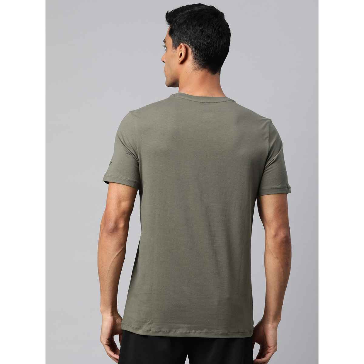 Alcis Men's Round Neck T-Shirt | Hillside Olive | XXL