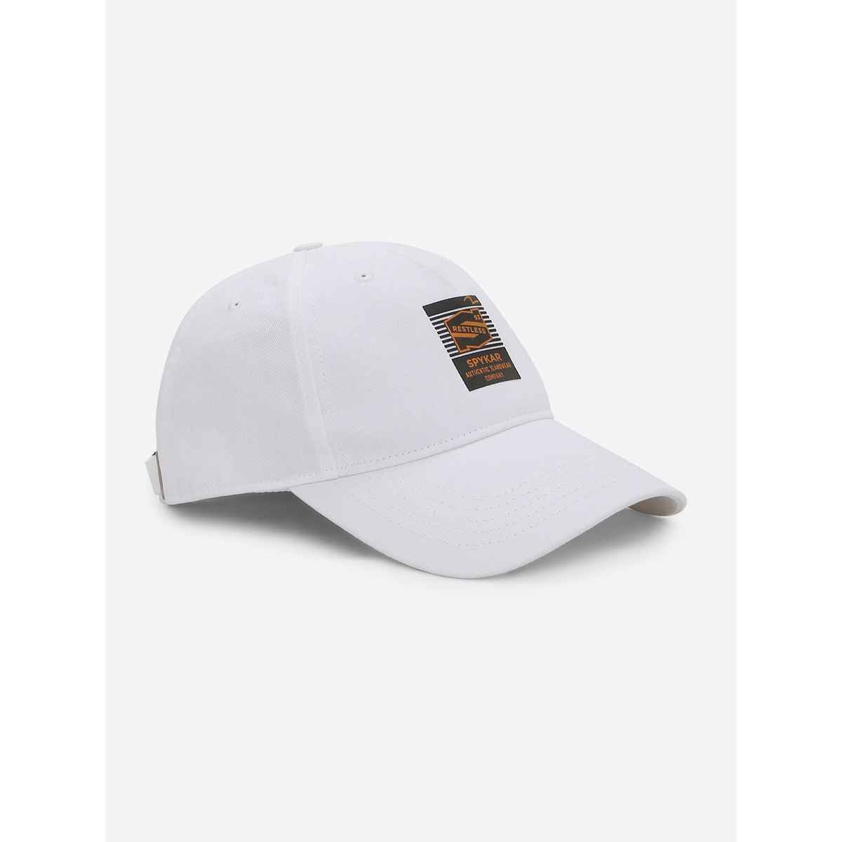 Spykar White Caps for Men's | MACAPAS019