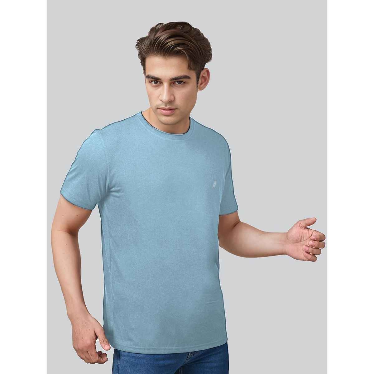 Lux Nitro Men's Round Neck T-shirt | Sky - XXL