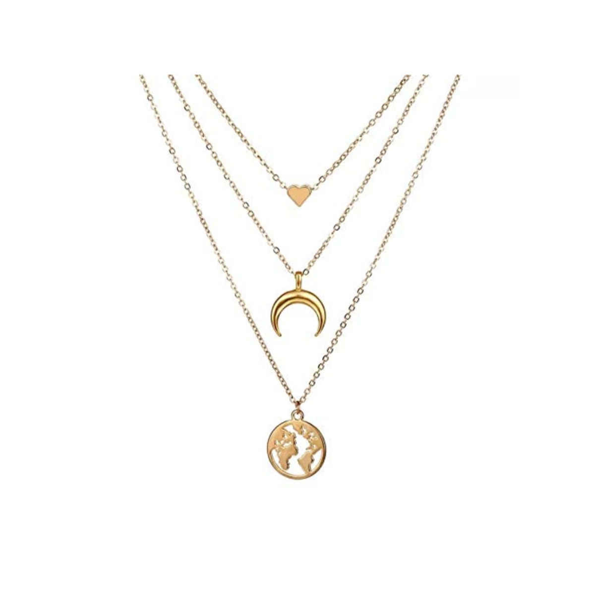 Youbella Jewellery Stylish Combo Of Two Necklace Chains For Women And Girls(Ybnk - 5919A)