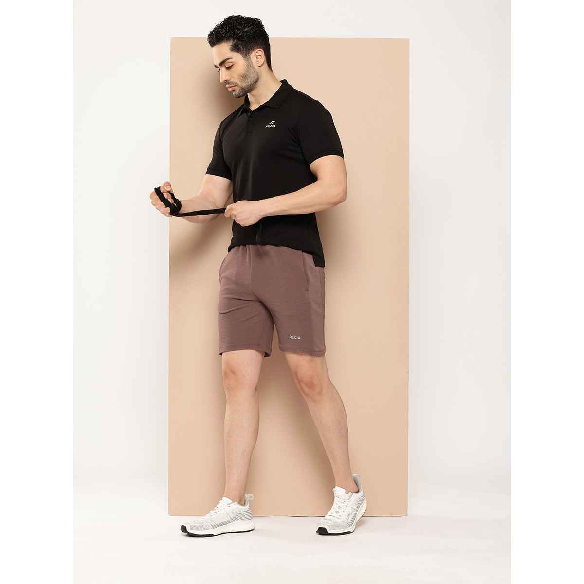 Alcis Men's Waffle Shorts | Coffee Bean | L