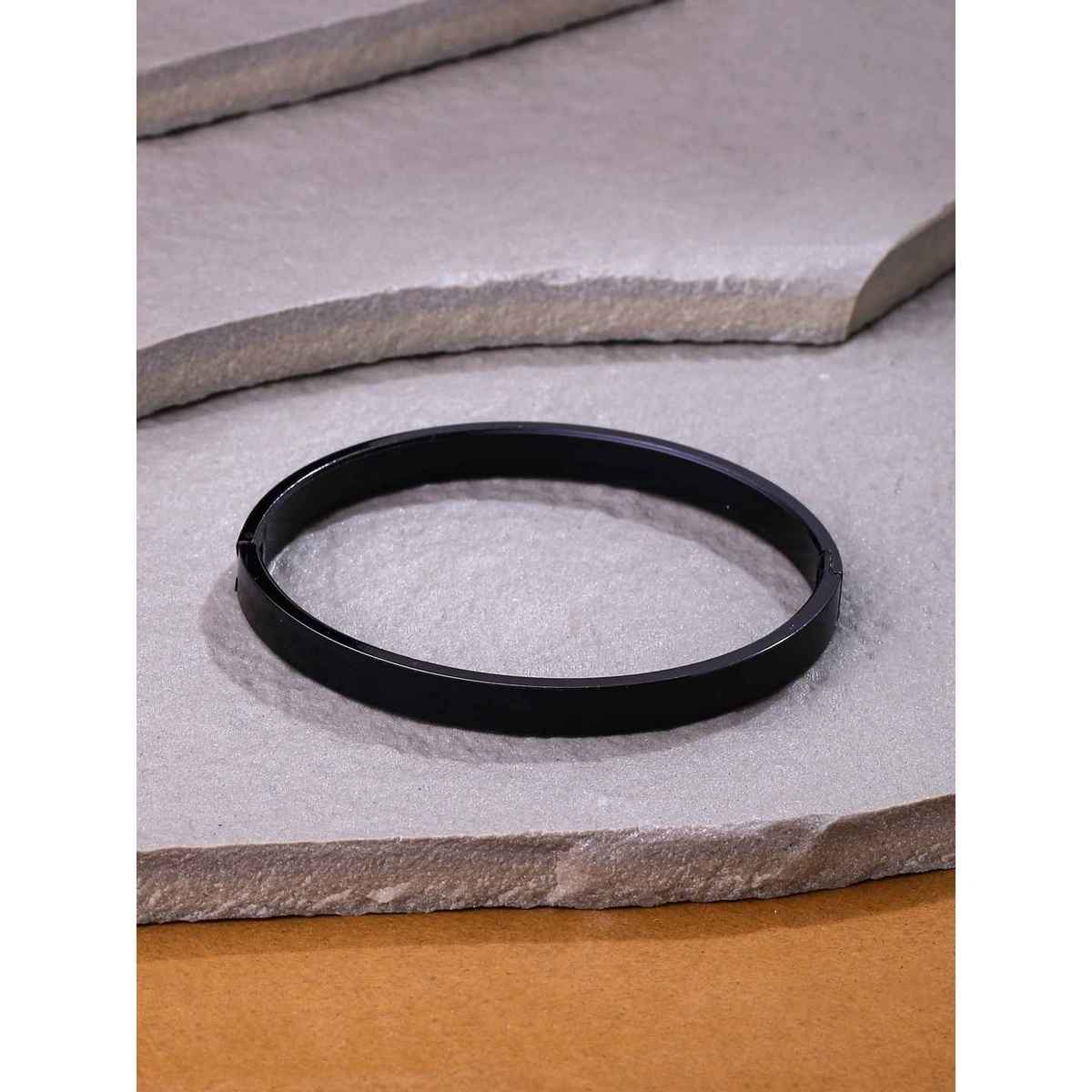 NVR Men's Black Kada Bracelet | NVR2102