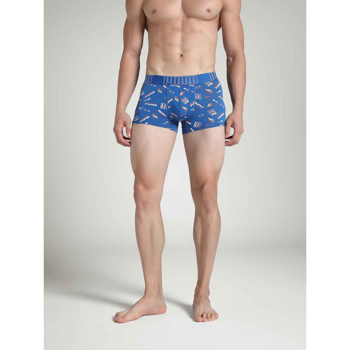 Puma Bamboo Men's Printed Trunk | Team Royal | M
