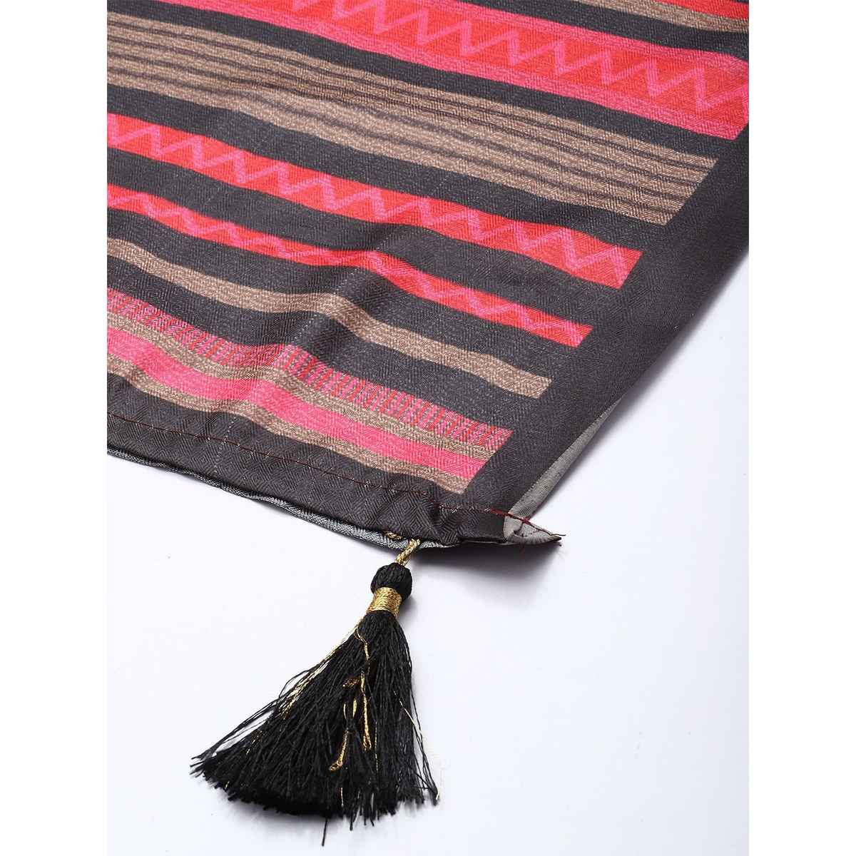 Ishin Black Cotton Dupatta | 1026
