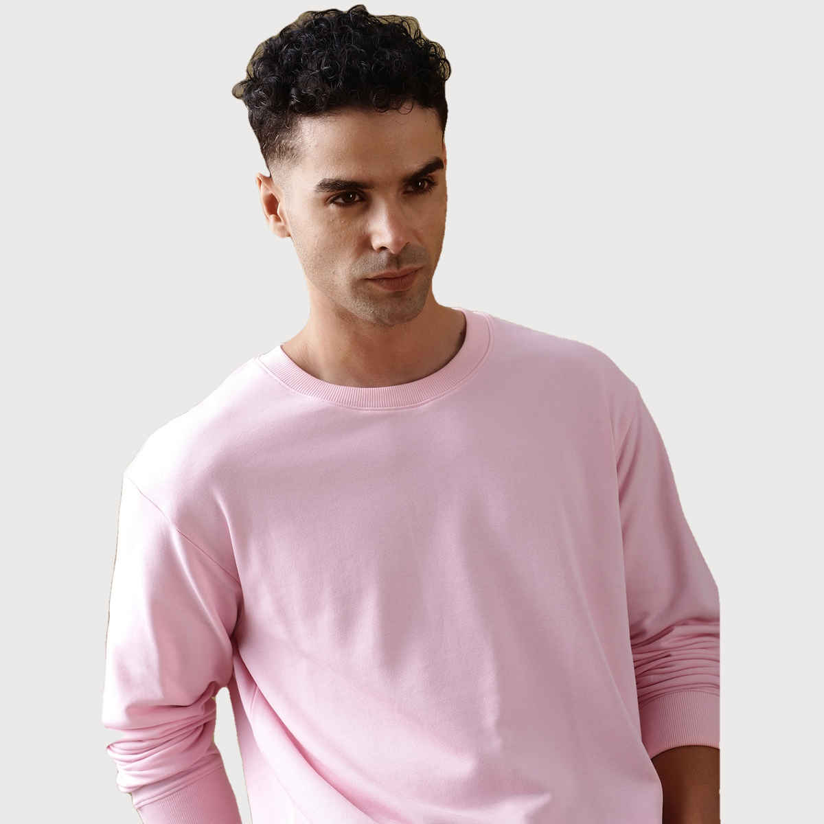 Dillinger Men's Pure Cotton Oversized T-shirt | Pink - L