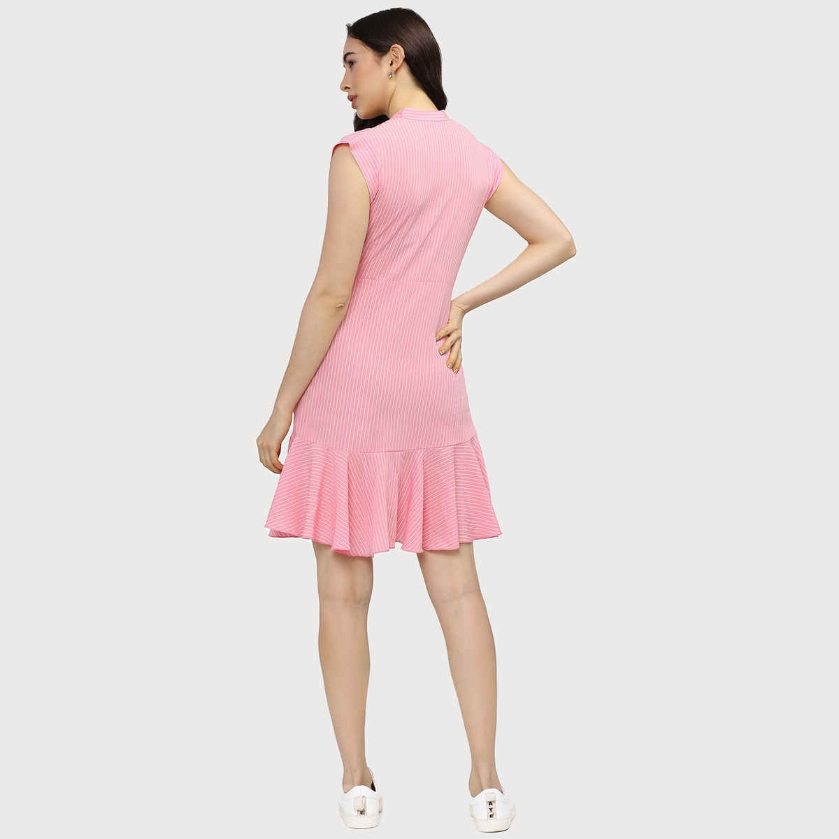 Tokyo Talkies Women's A-line Dress | Pink - L