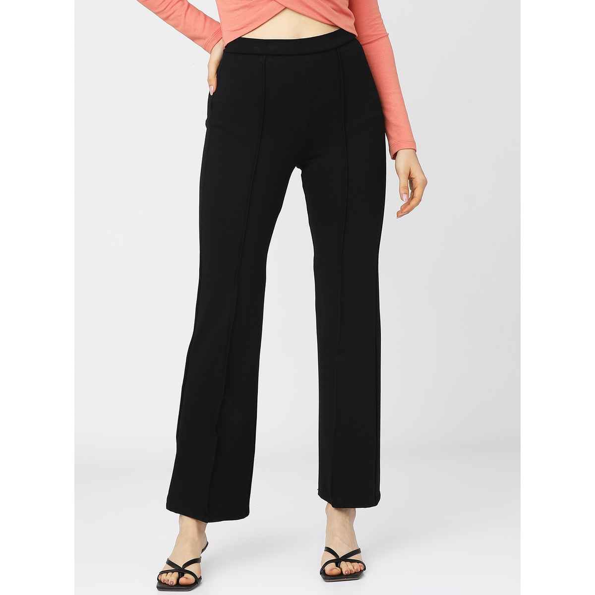 Tokyo Talkies Women's Bootcut Trouser | Black - S