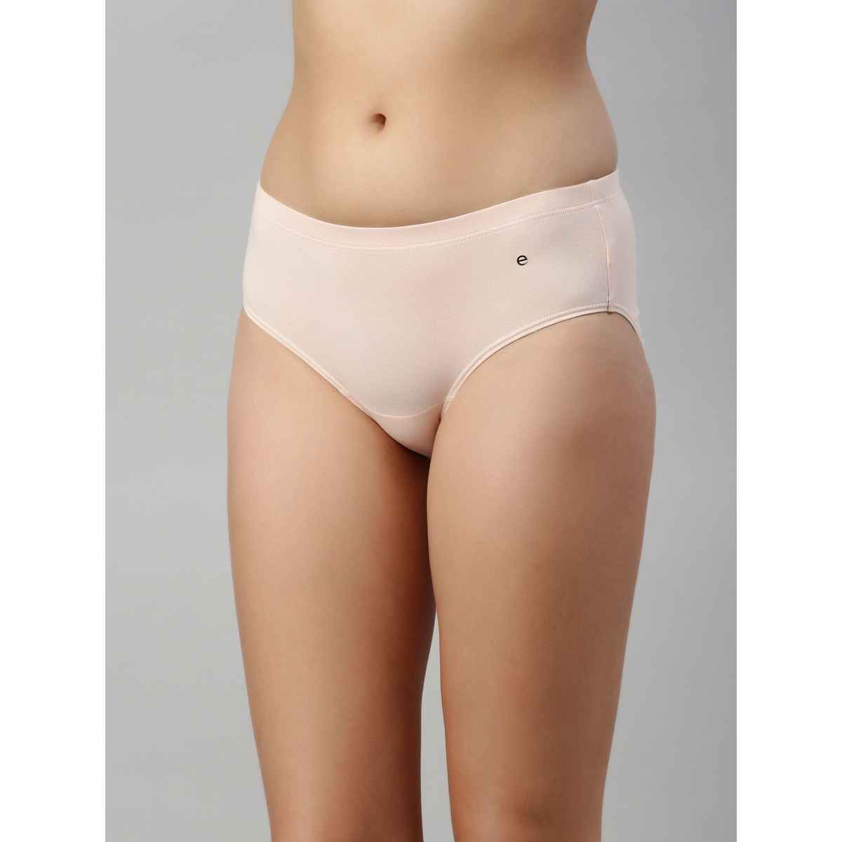 Enamor Women's CR17 Stretch Cotton Hipster Panty|Mid Waist|Antimicrobial | Assorted-M