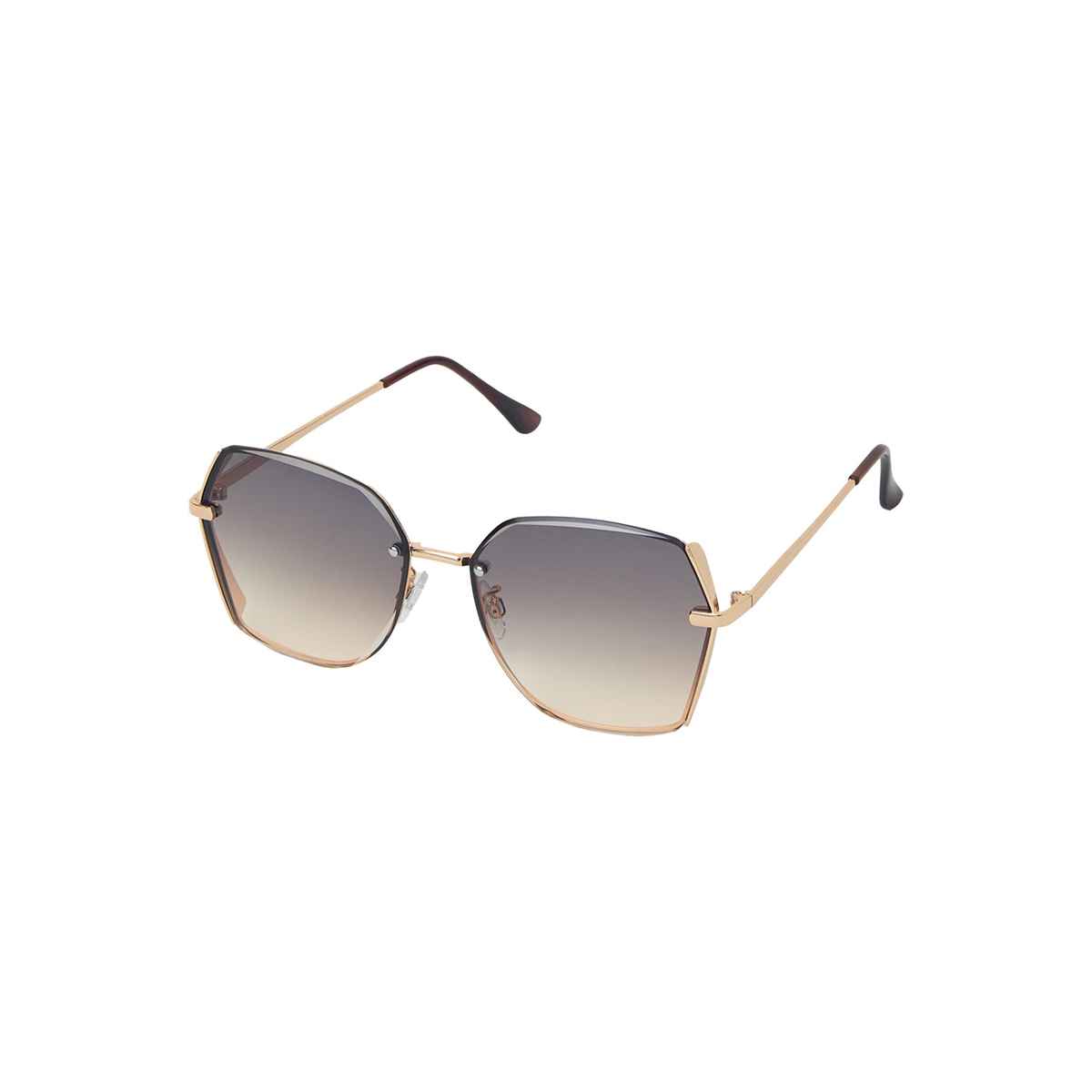 Accessorize London Women's Metal Bevelled Edge Sunglasses