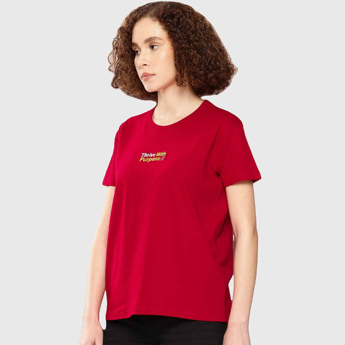 Dillinger Women's T-shirt | WMNCR586RED | Red - L