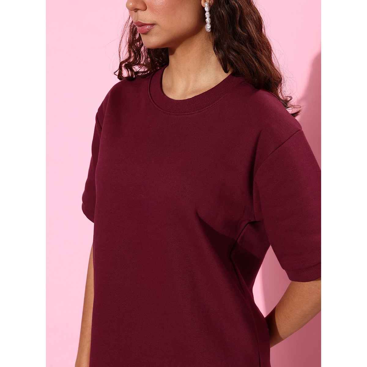 Dillinger Women's Sweatshirt | Dlwmnswt062 | Maroon - L