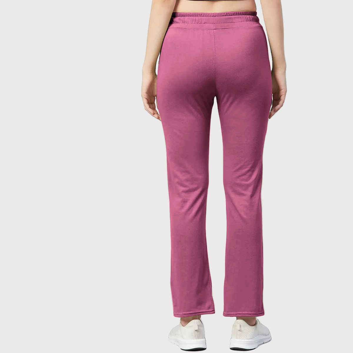 Superclo Women's Cotton Casual Track Pant with Side Pockets Tea Pink TRK50016 | M