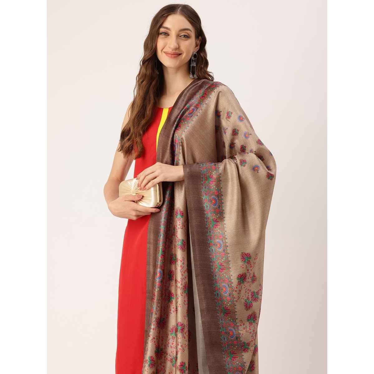 Ishin Golden Cotton Dupatta | 1023