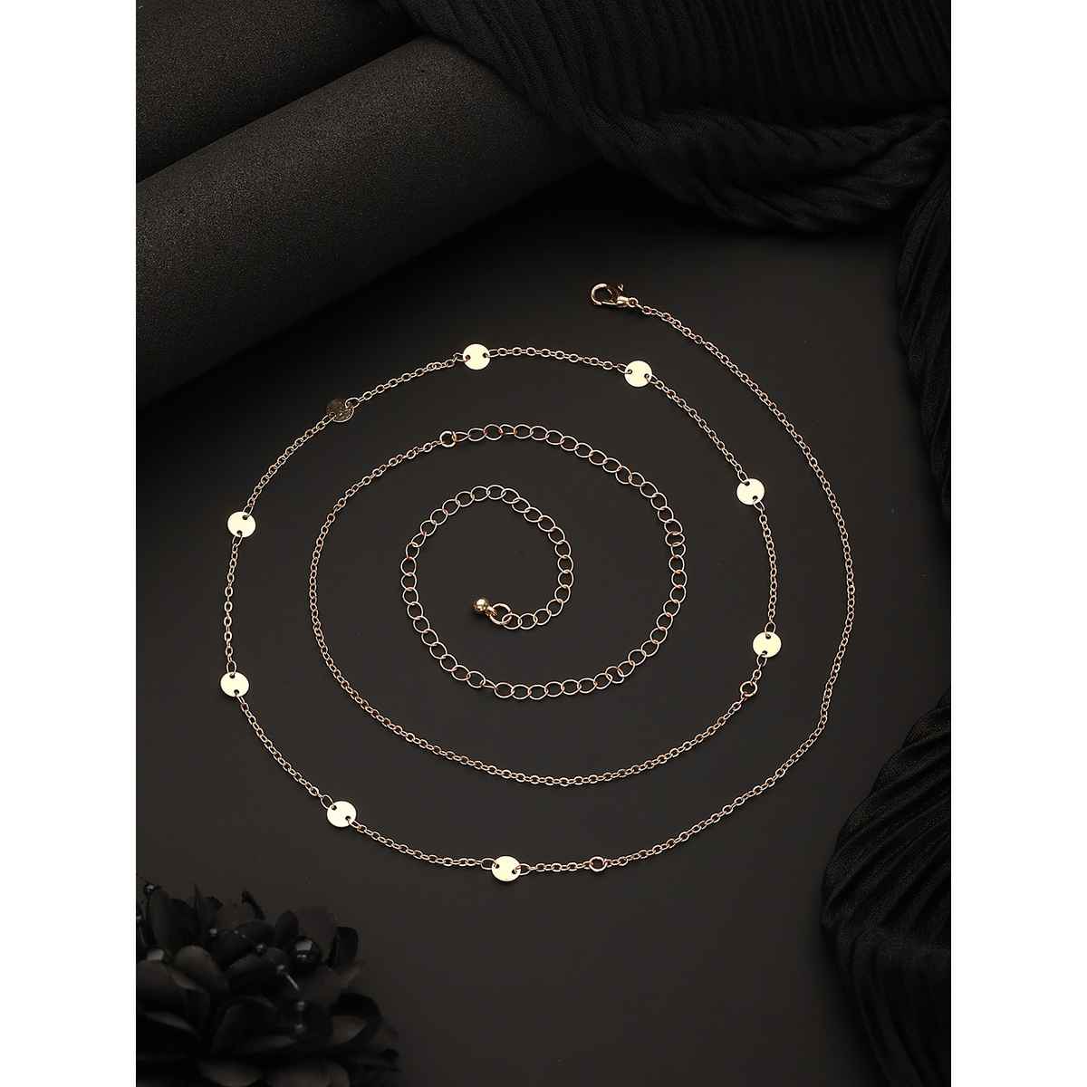 Aatmana | Gold-Plated Beaded Waist Chain