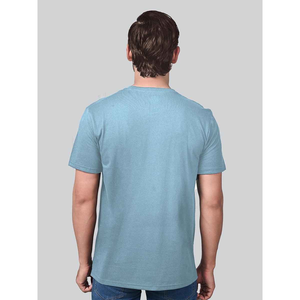 Lux Nitro Men's Round Neck T-shirt | Sky - XXL