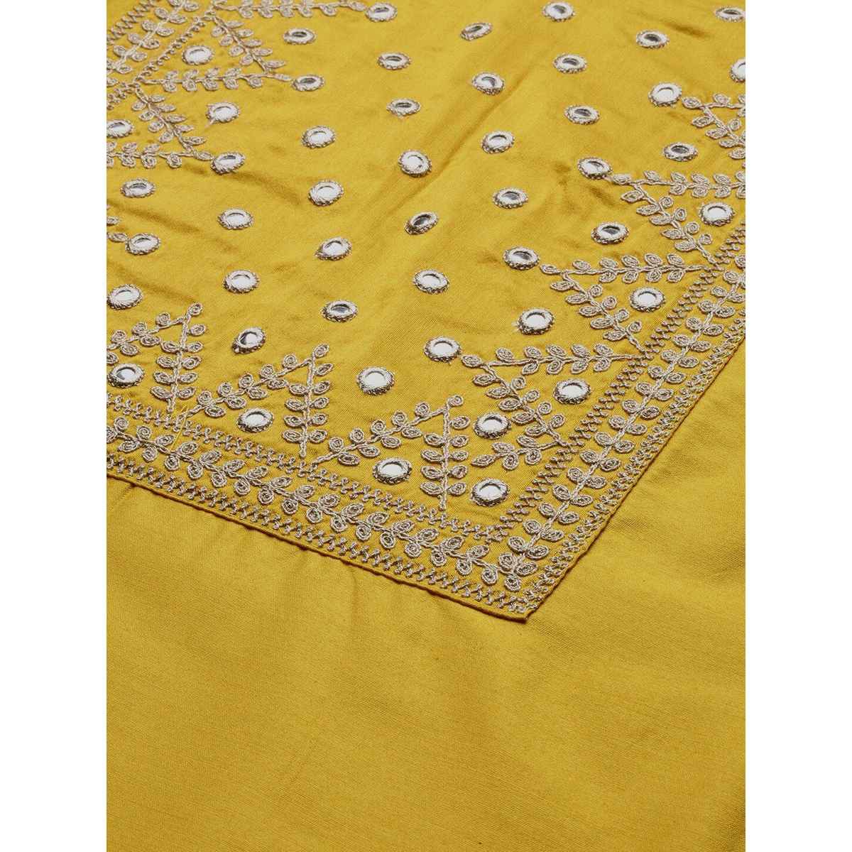 Ishin Women Poly Viscose Kurta | INWKAS24160 | Mustard - L