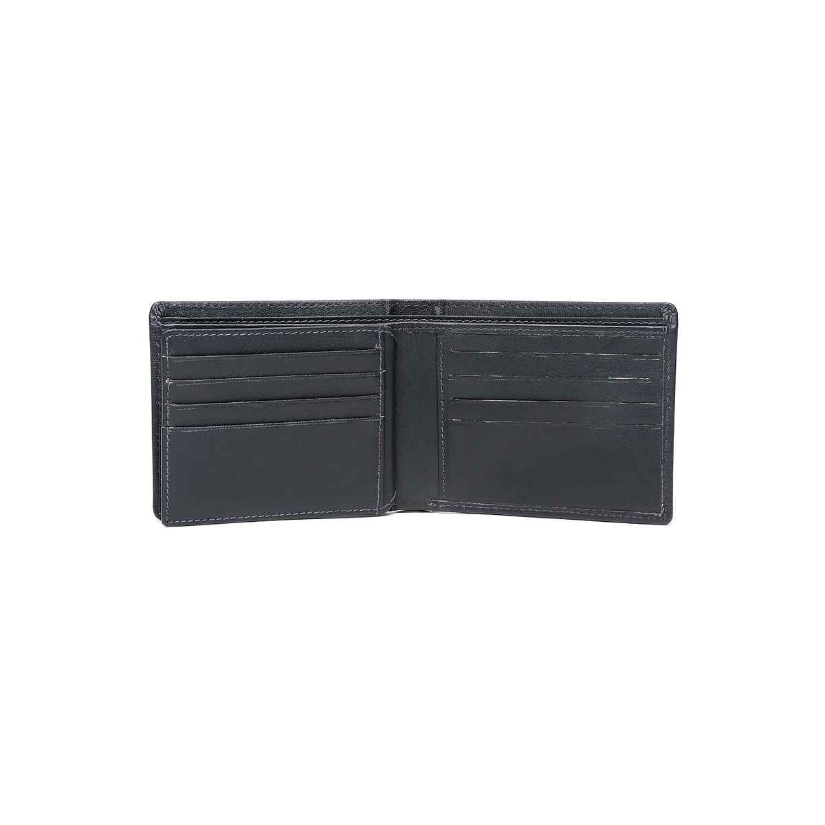 Teakwood Men's Solid Genuine Leather Wallet | Blue - One Size