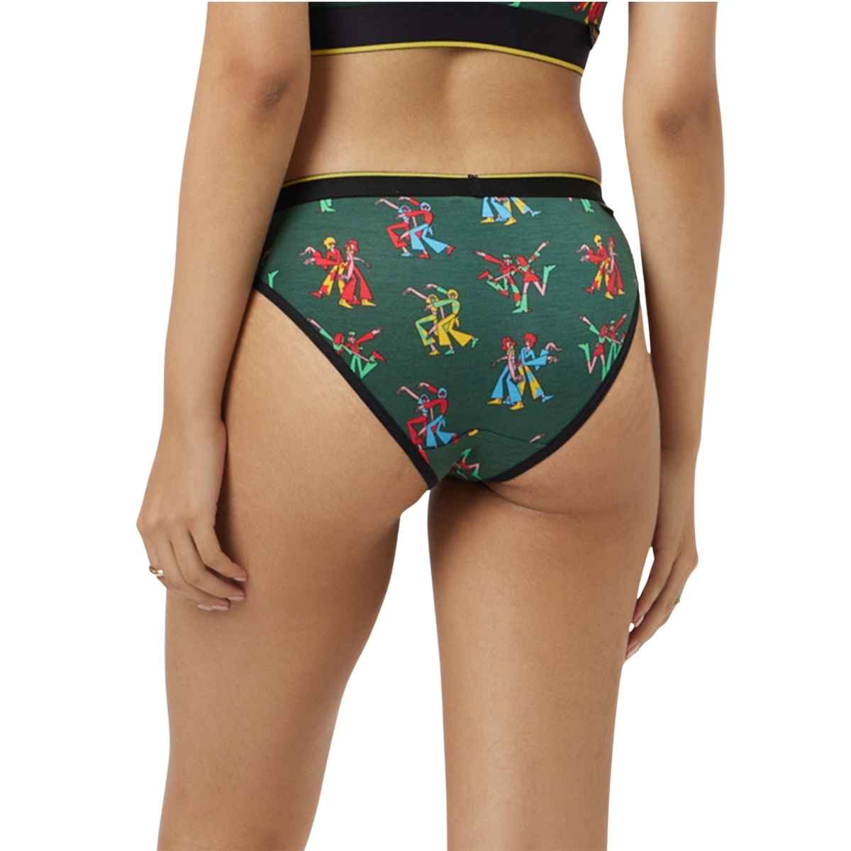 Bummer Women's Micro Modal Elastane Bikini Panties | No Roll Waistband - M