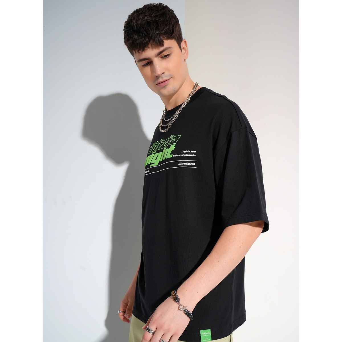 HIGHLANDER Men's Printed T-shirt | Black - M