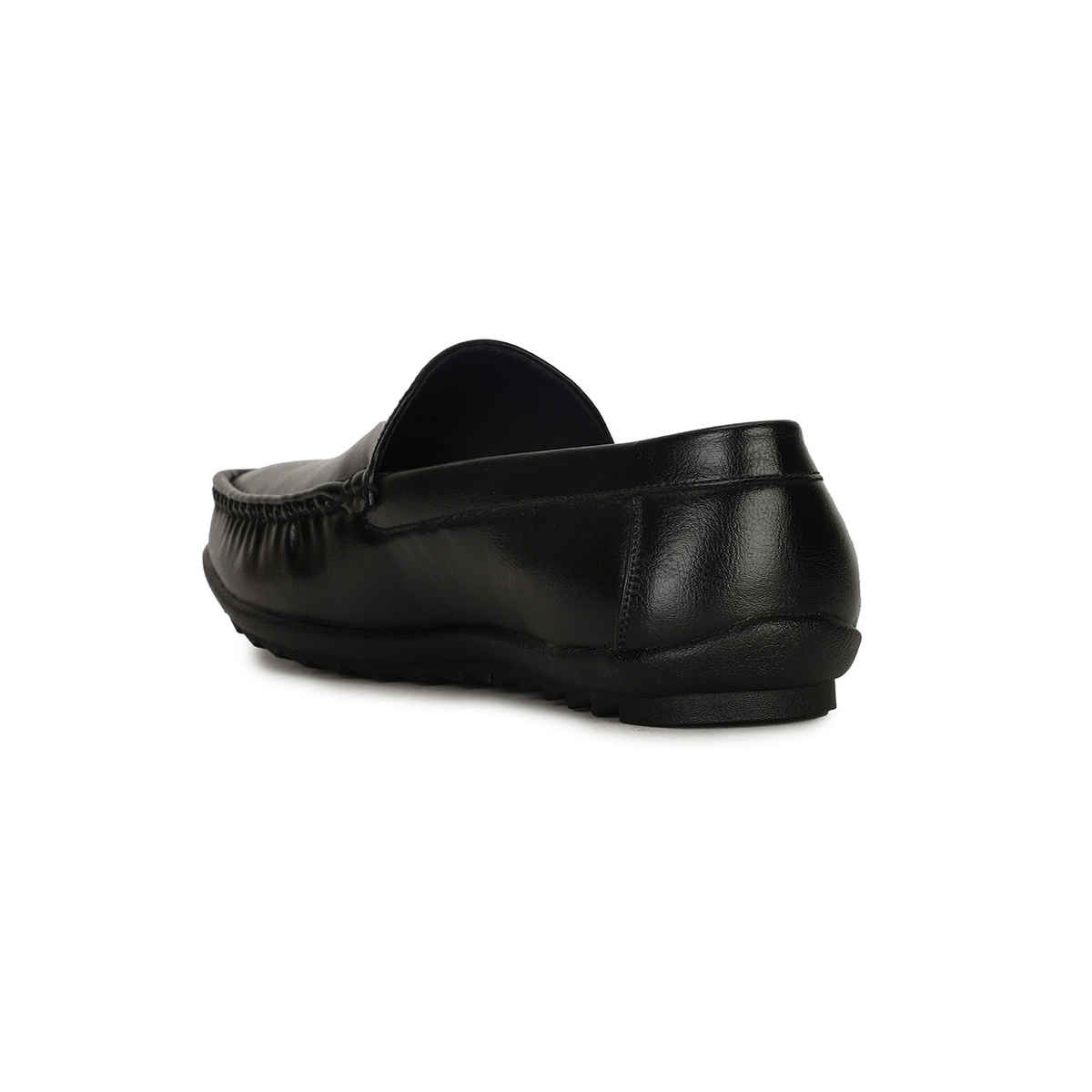 Bata Black Slip On Formal Flate Shoes For Men | 8 UK