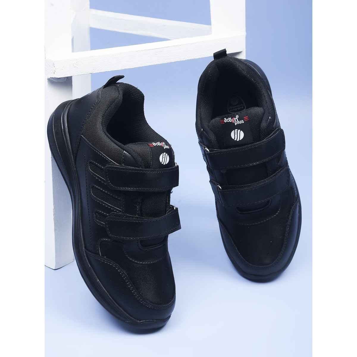 Action Kids School Shoes | AGT-52 | Black - UK 10