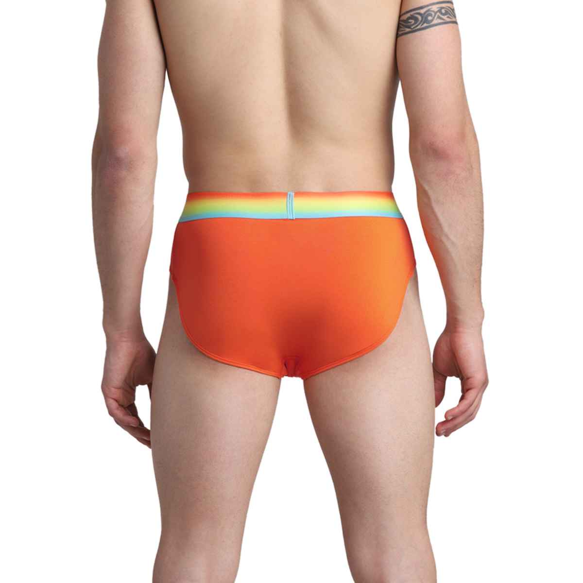 Jack & Jones Men's Kicker Brief | Pack of 2 | Exotic Orange - S