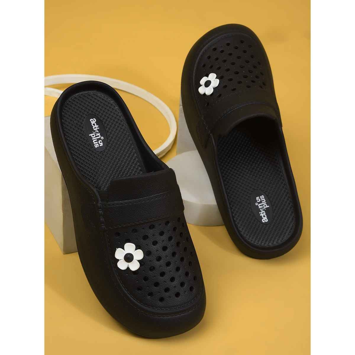 Action Eva Flotter Womens Eva Mules | Uk | 5 | Black