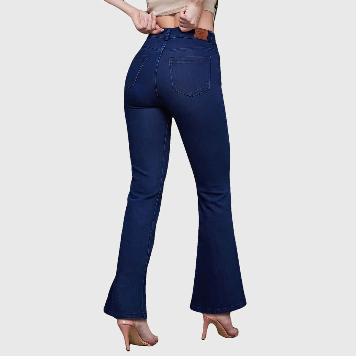 Miss Chase Women s Nike Victory Flight Bootcut Jeans | Sapphire Blue | 34