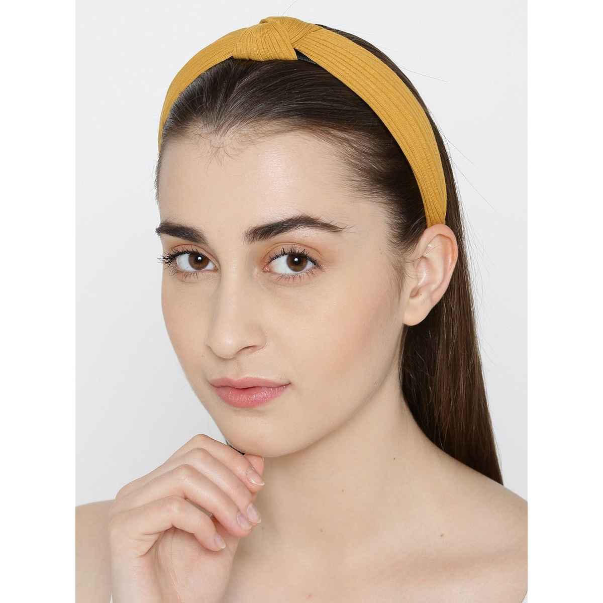 Priyaasi Yellow Solid Hairband