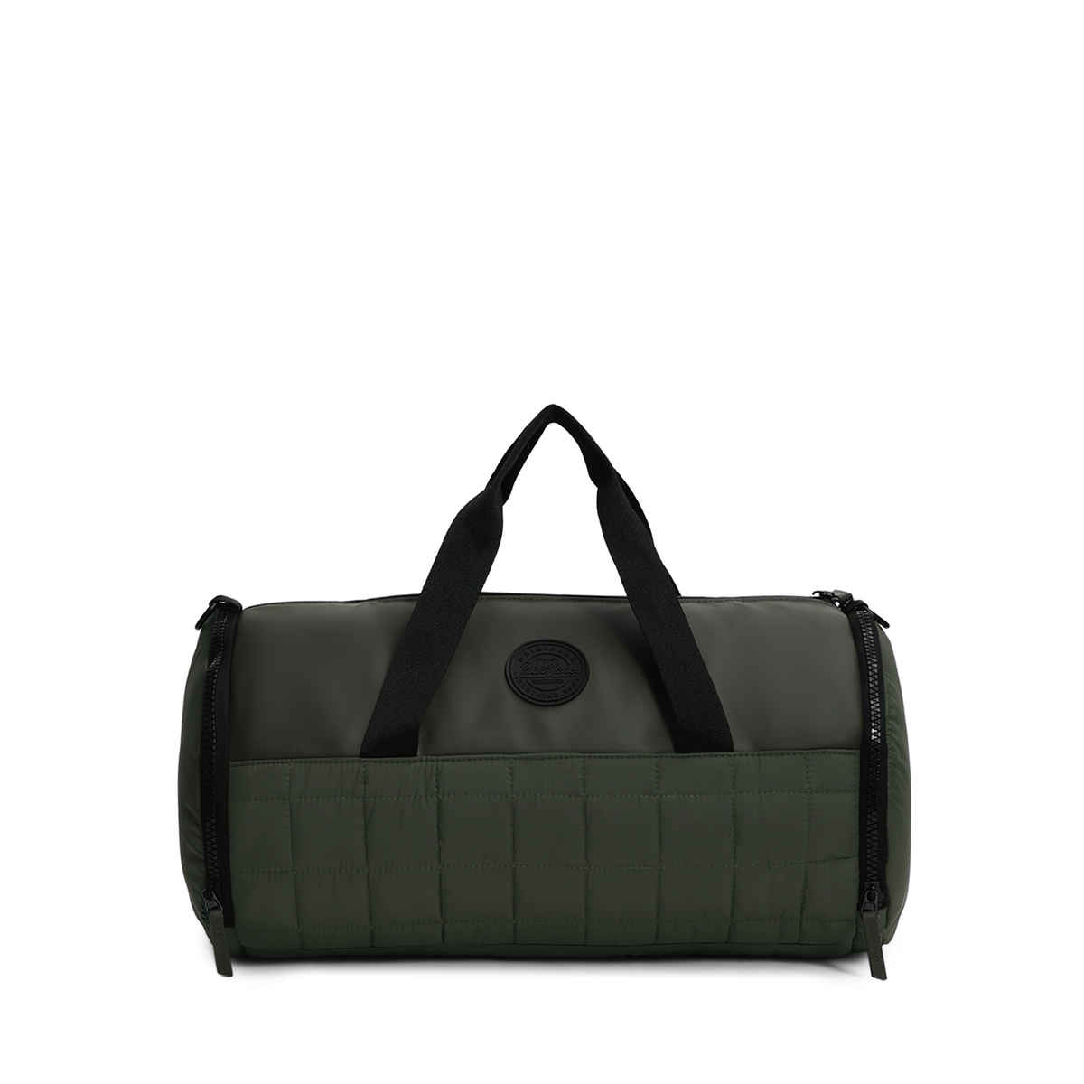 Jack & Jones Men's Solid Polyester 38 L Duffle Bag | Green