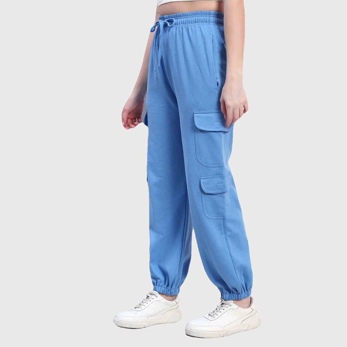 Q-rious Women's AdventureFlex Cargo Joggers | GLJ-CARGO | Blue - 32
