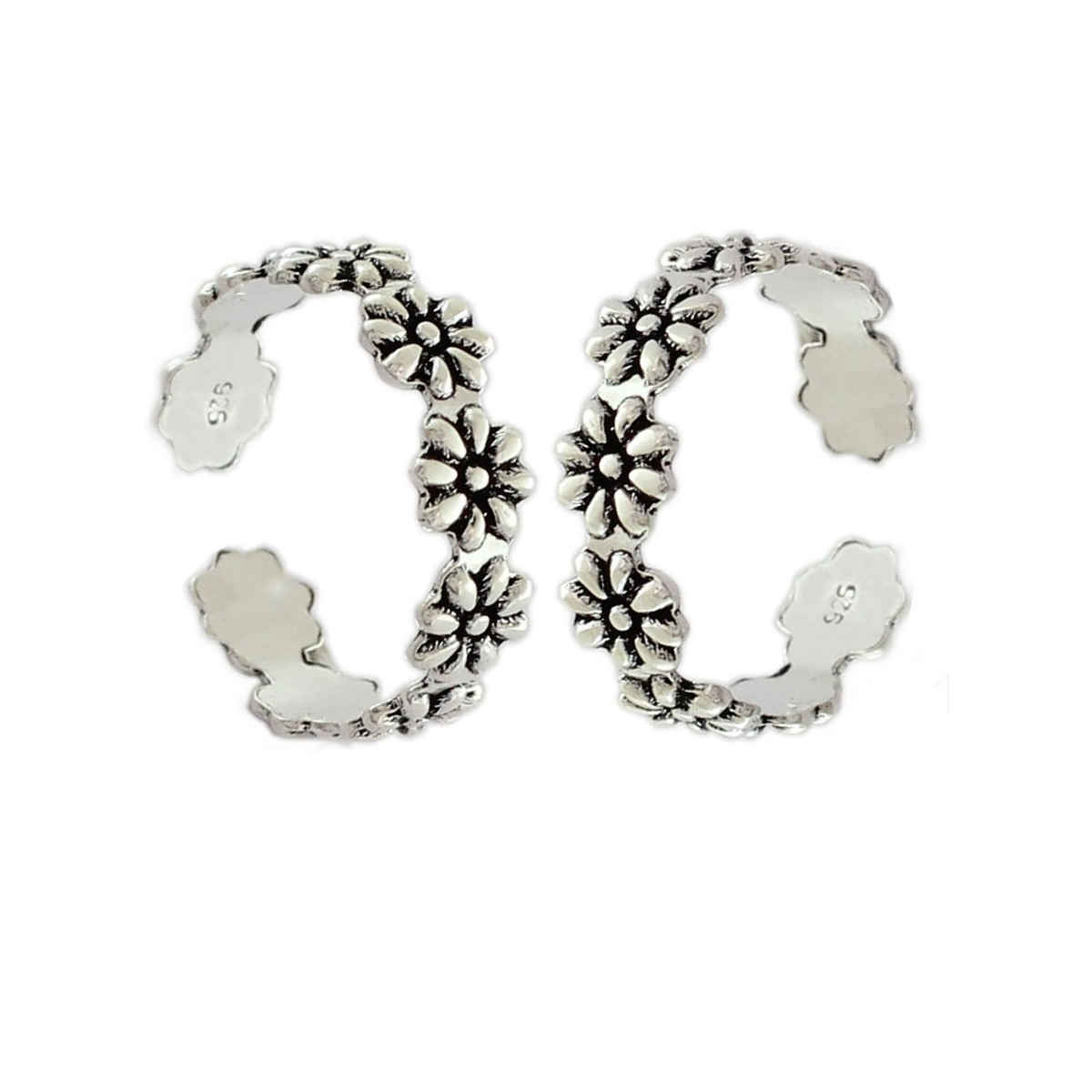 Youbella 925 Sterling Silver Toe Ring For Women(Ybtr - 02 - Fof)