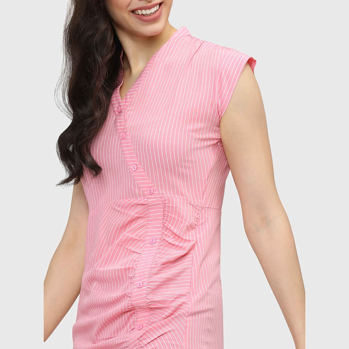 Tokyo Talkies Women's A-line Dress | Pink - L