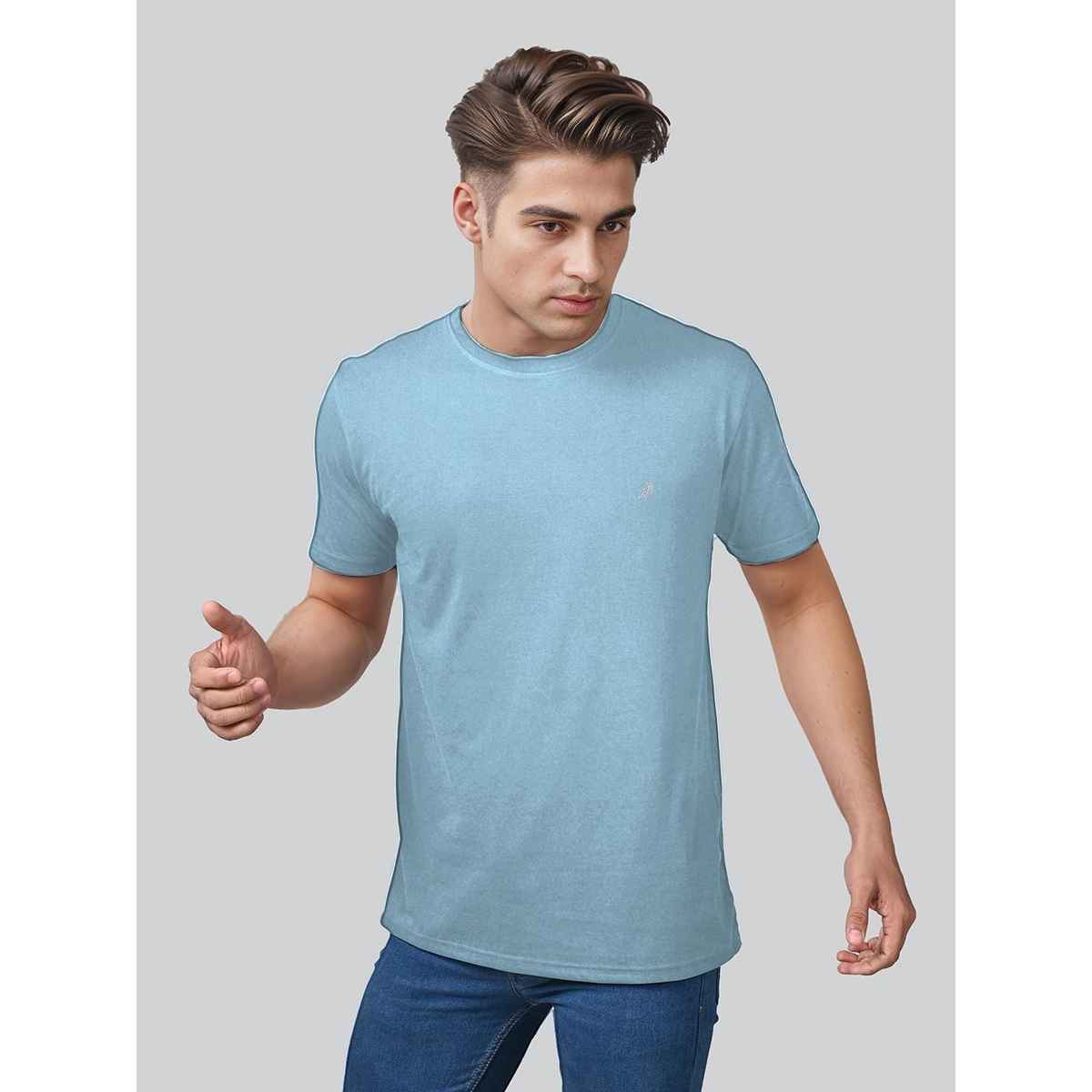 Lux Nitro Men's Round Neck T-shirt | Sky - XXL