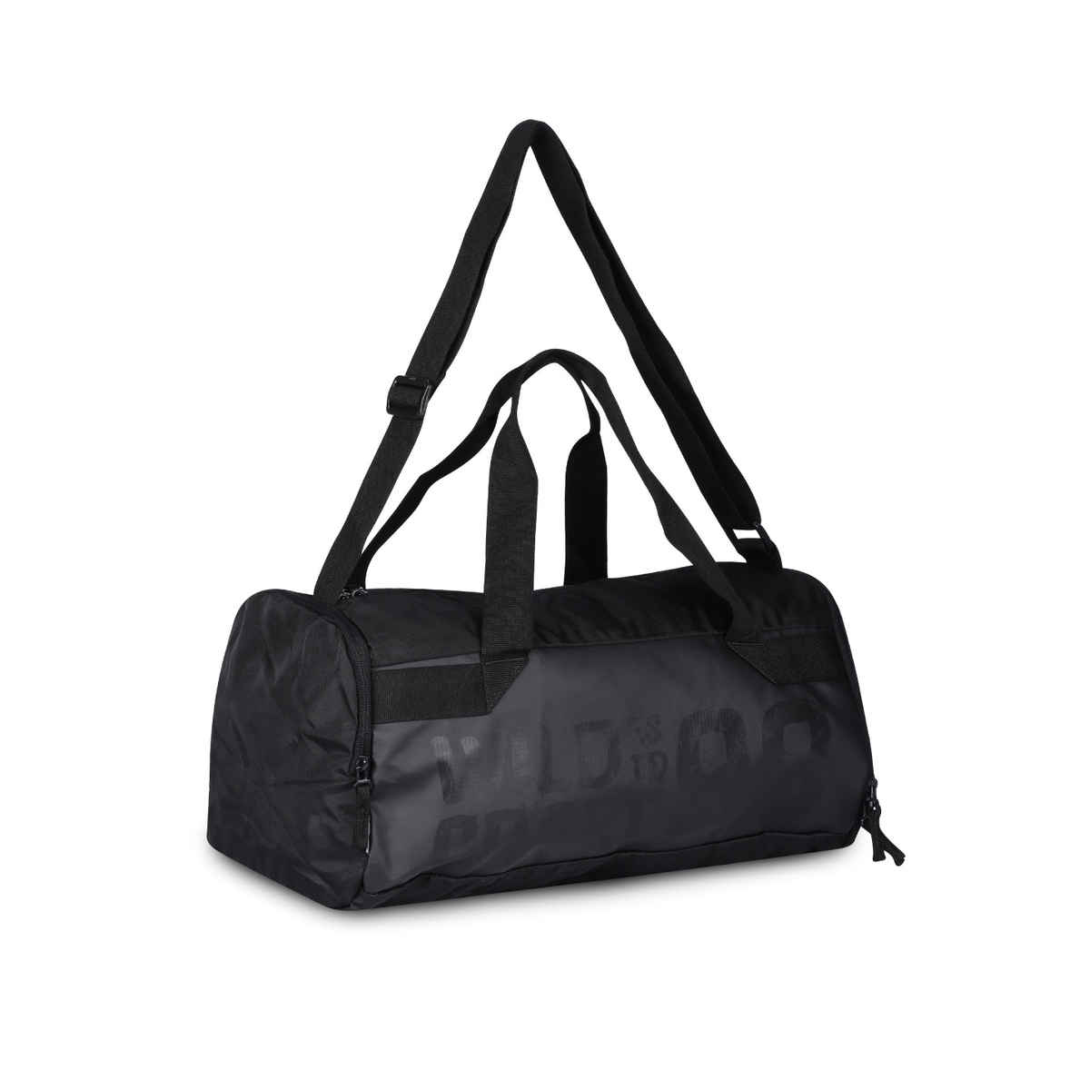 Wildcraft Unisex Textured Polyester 30 L Gym Duffel Bag | Black