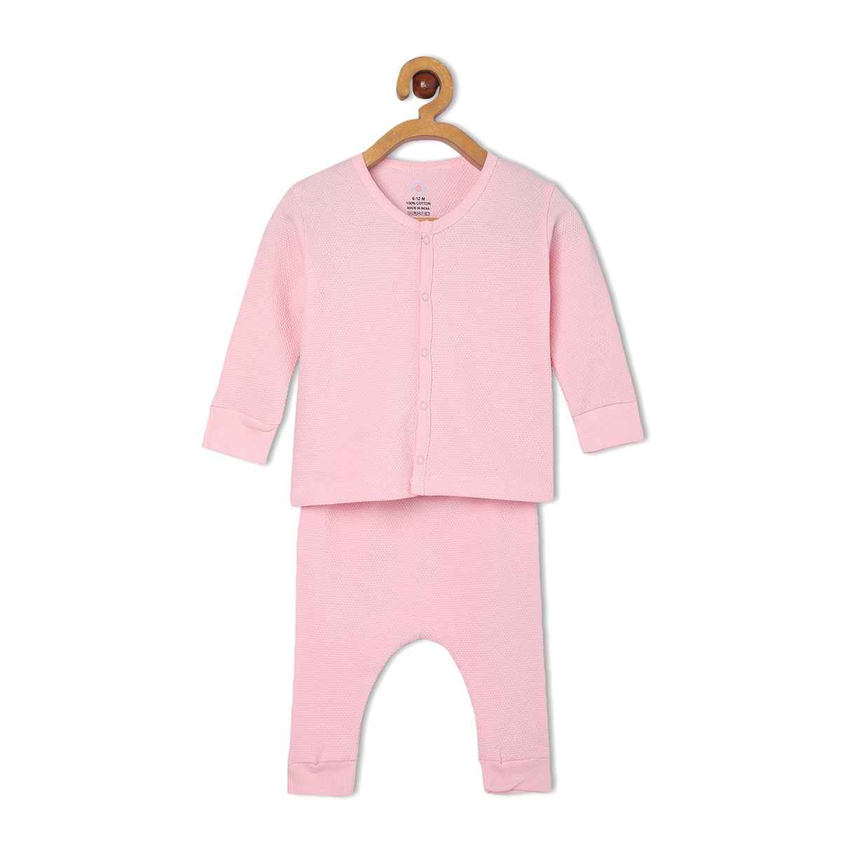 The Mom Store Infant Pastel Pink Set | Ips-Nt-Pstp | Pink | 0-3 Months