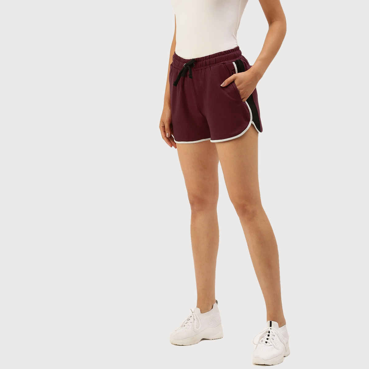 Arise Women's Shorts Aw201 Wine | XL
