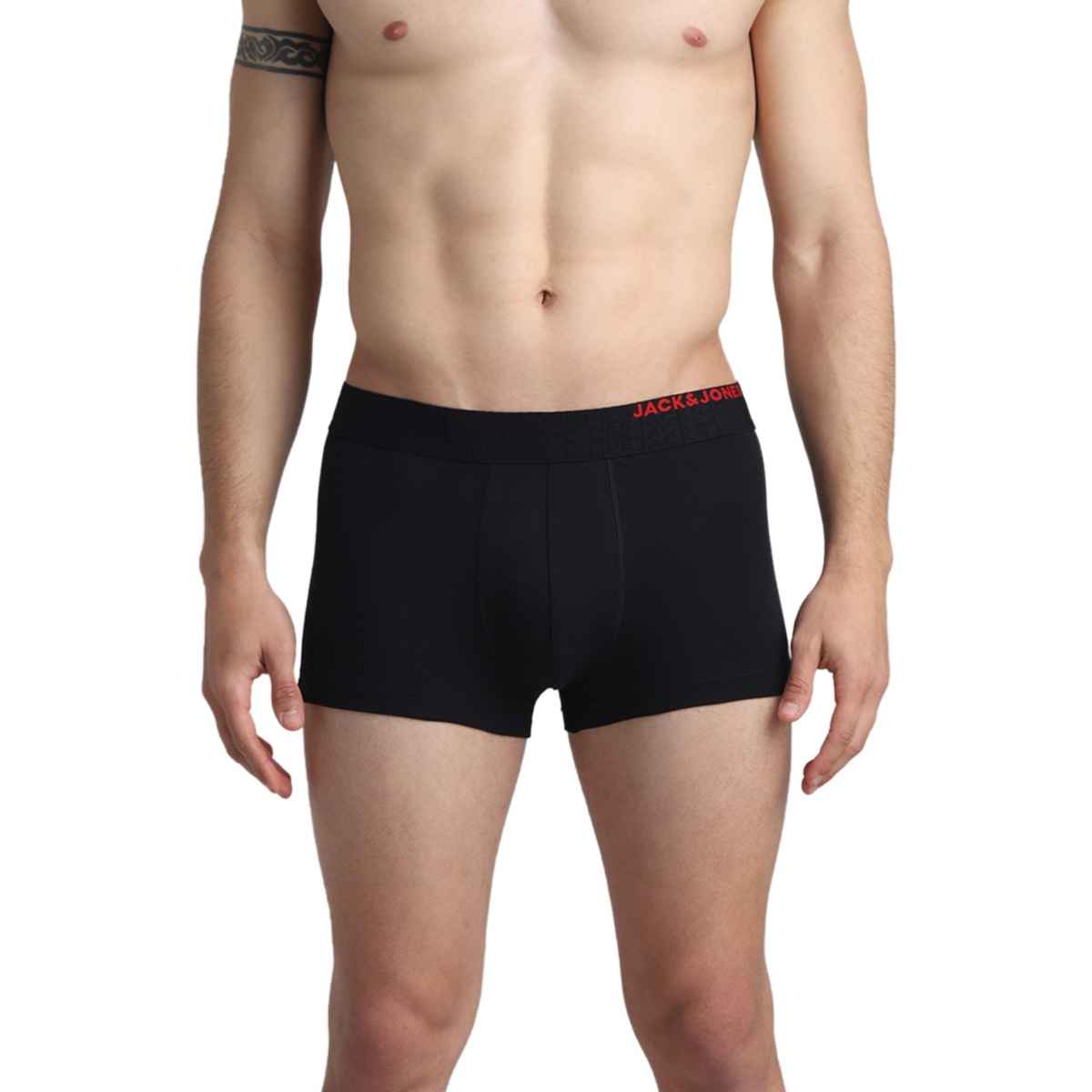 JACK & JONES Men's Grant Trunk | Pack of 2 | Black - XL