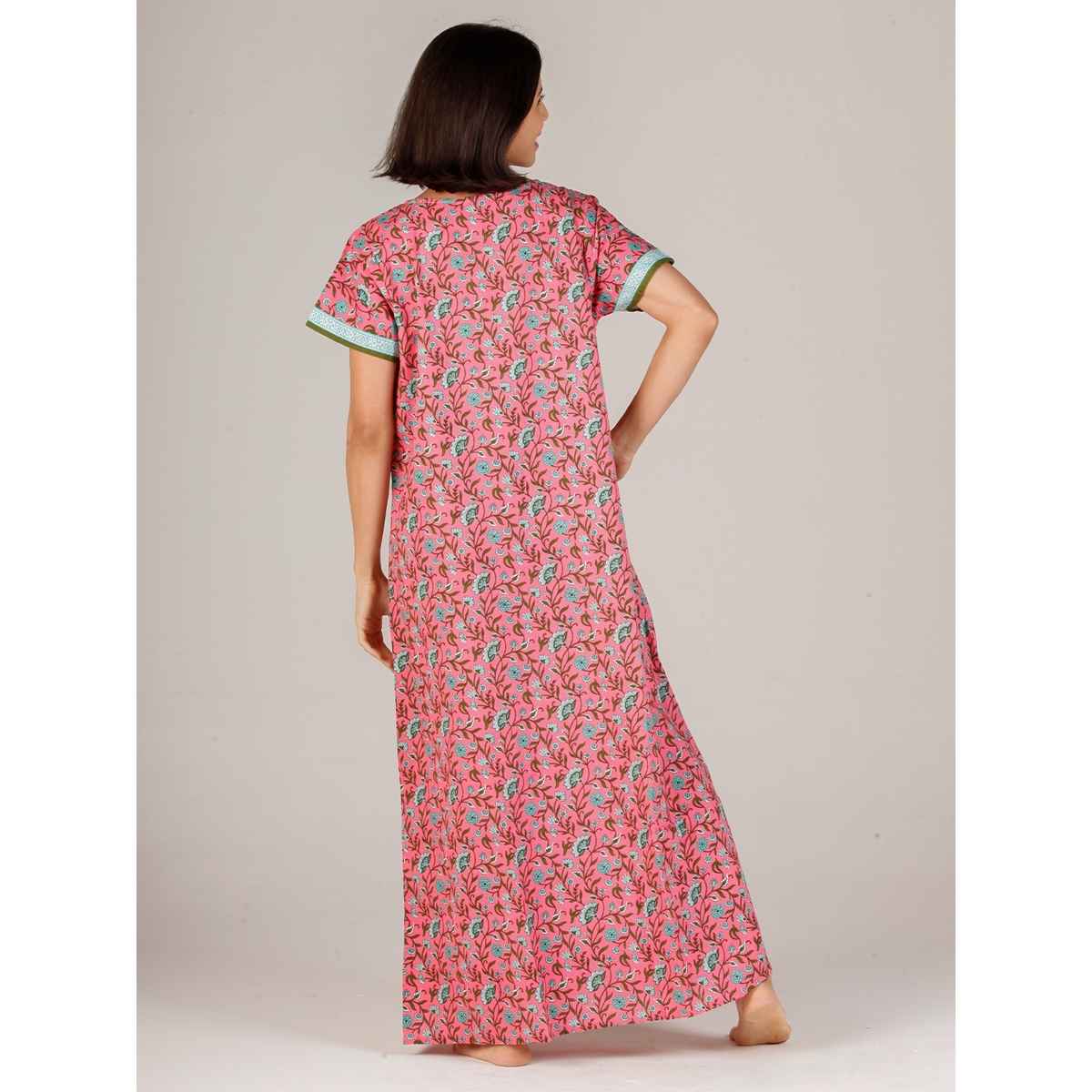 Evolove Women's Nighty Red Pink LNGCO3079RP-M