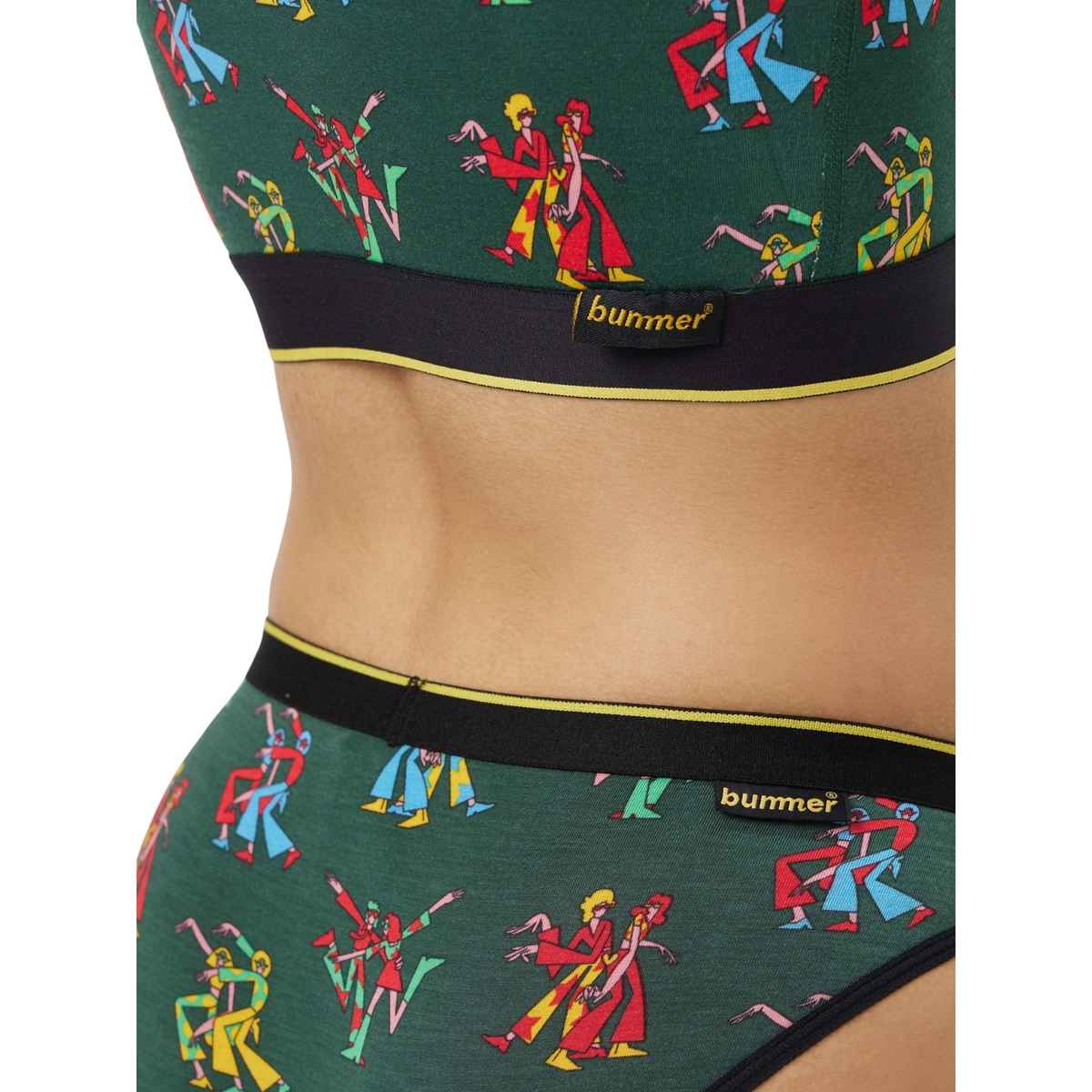 Bummer Women's Micro Modal Elastane Bikini Panties | No Roll Waistband - M