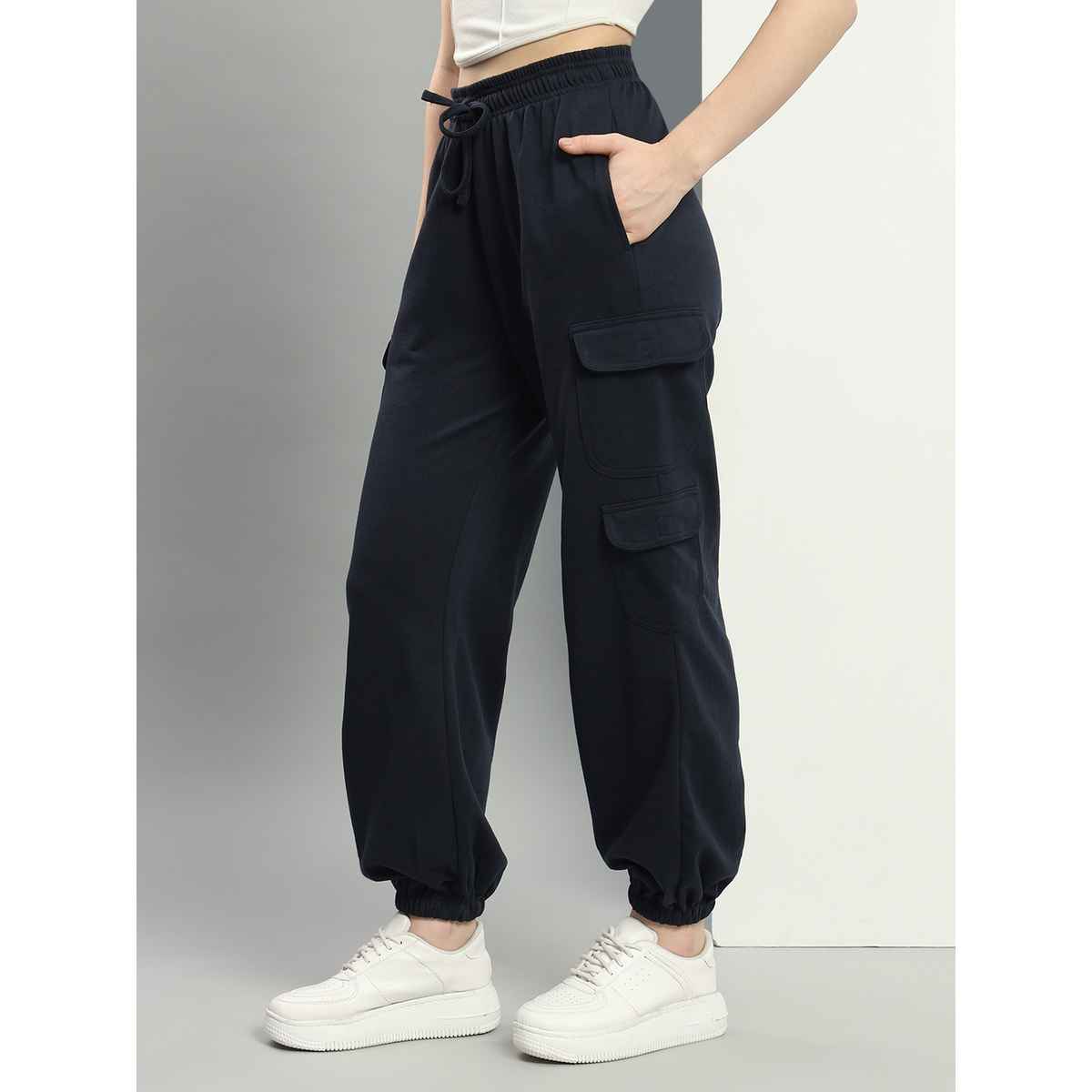 Q-rious Women's AdventureFlex Cargo Joggers | GLJ-CARGO | Navy - 28