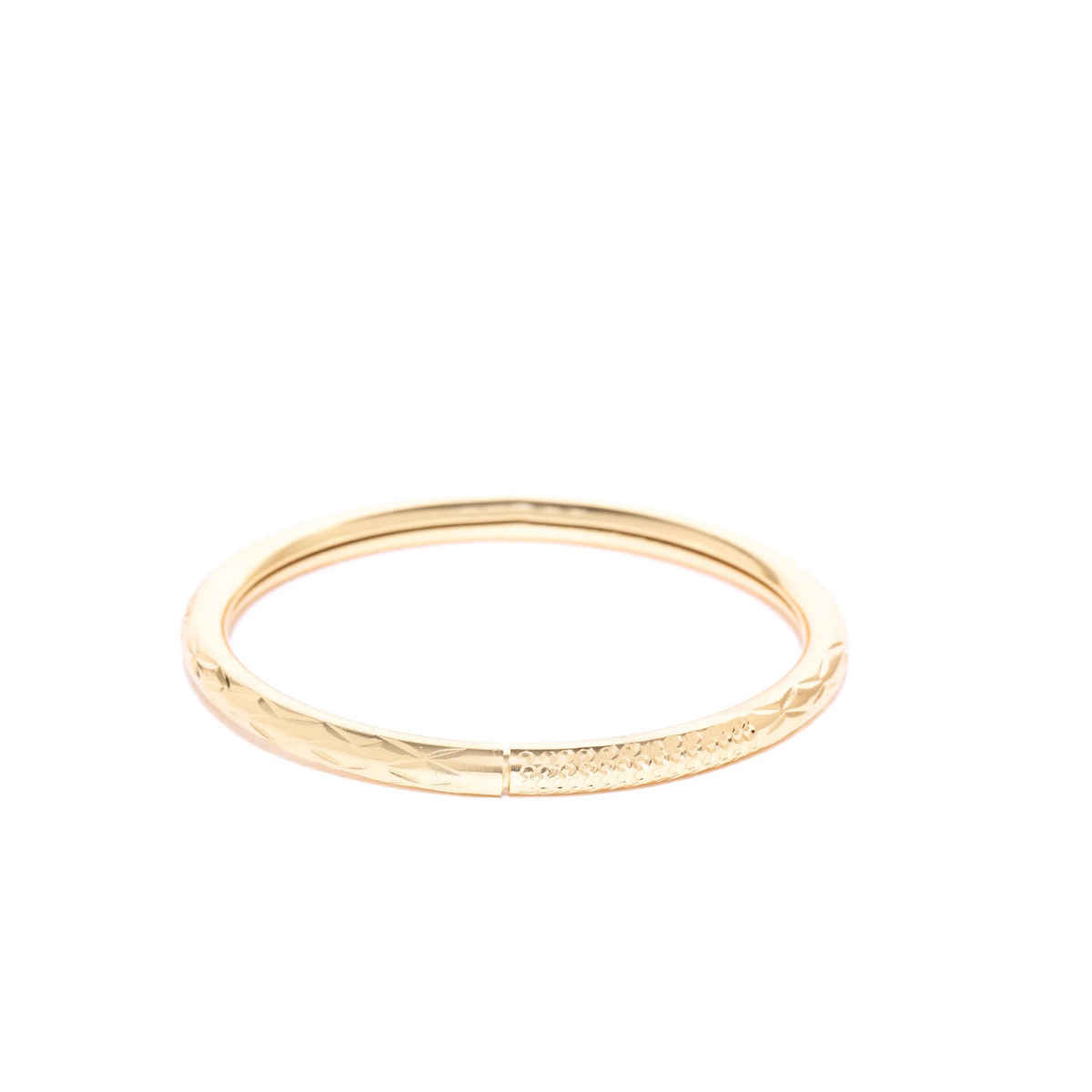 Priyaasi Gold-Plated Circular Shape Openable Kada Bracelet