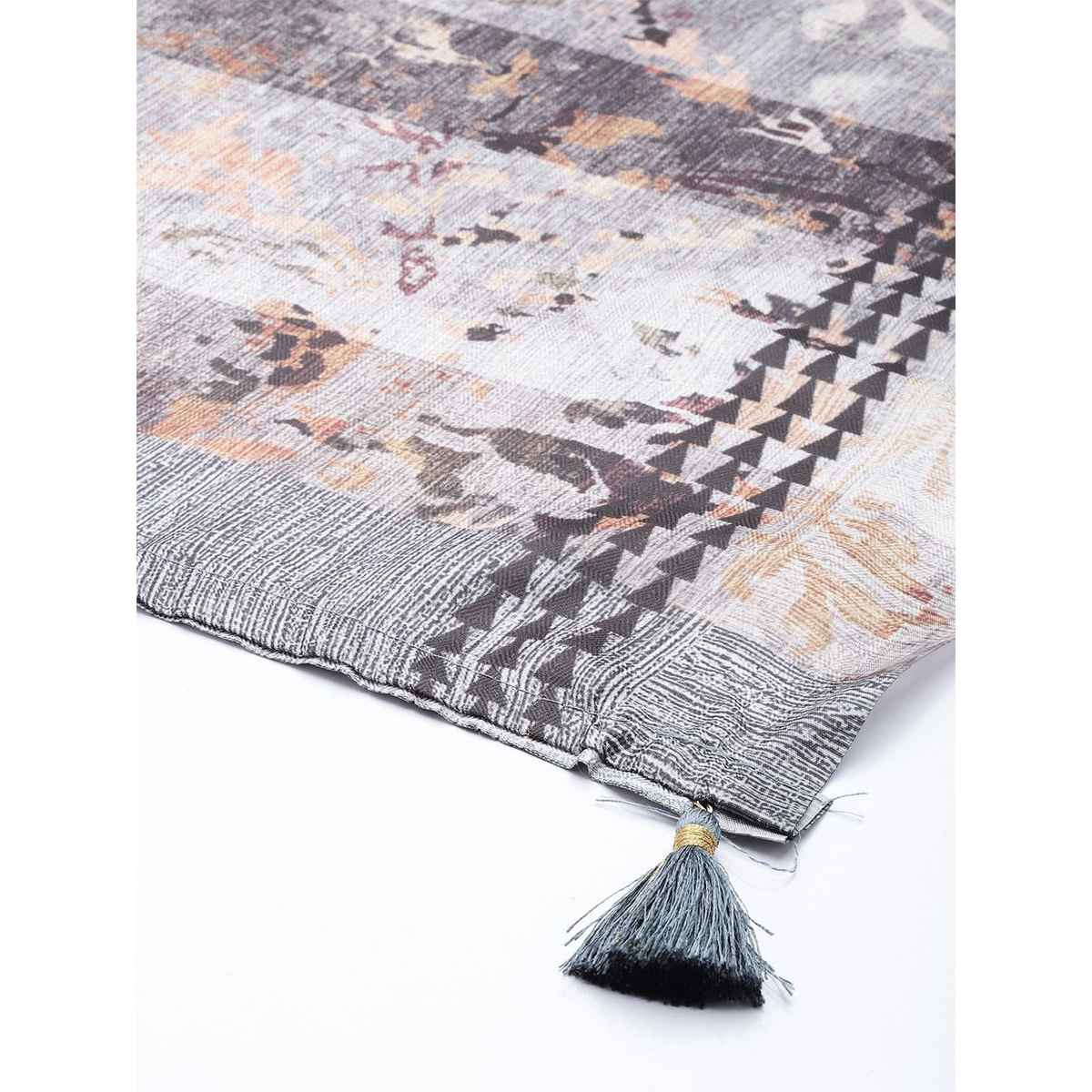 Ishin Grey Cotton Dupatta | 1030