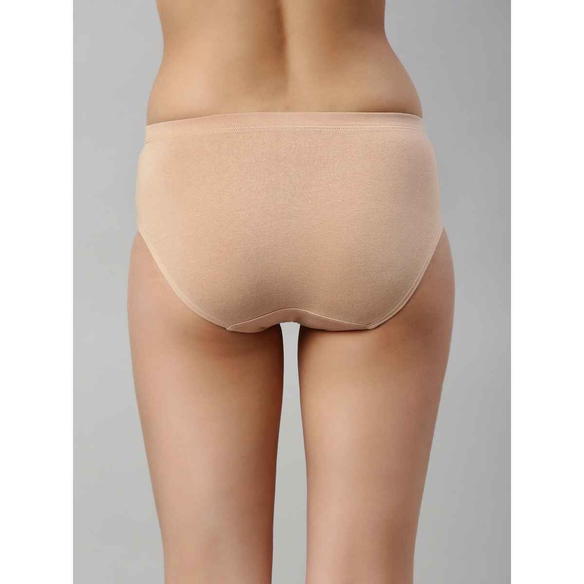 Enamor Women's CR17 Stretch Cotton Hipster Panty|Mid Waist|Antimicrobial | Assorted-M