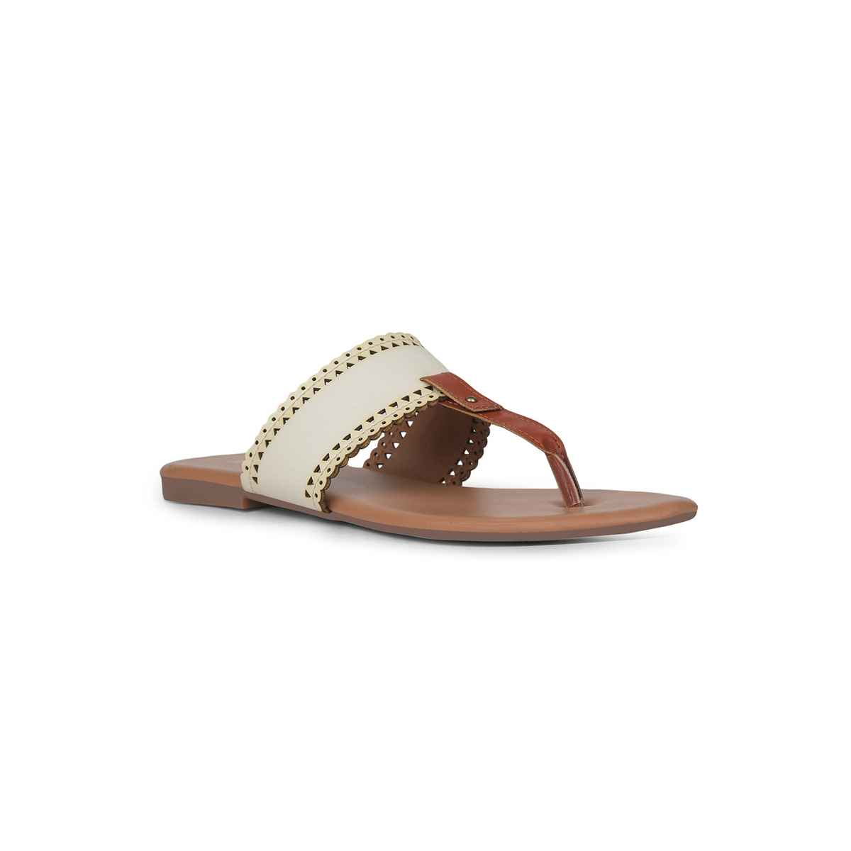 Bata White Thong For Women | UK 8